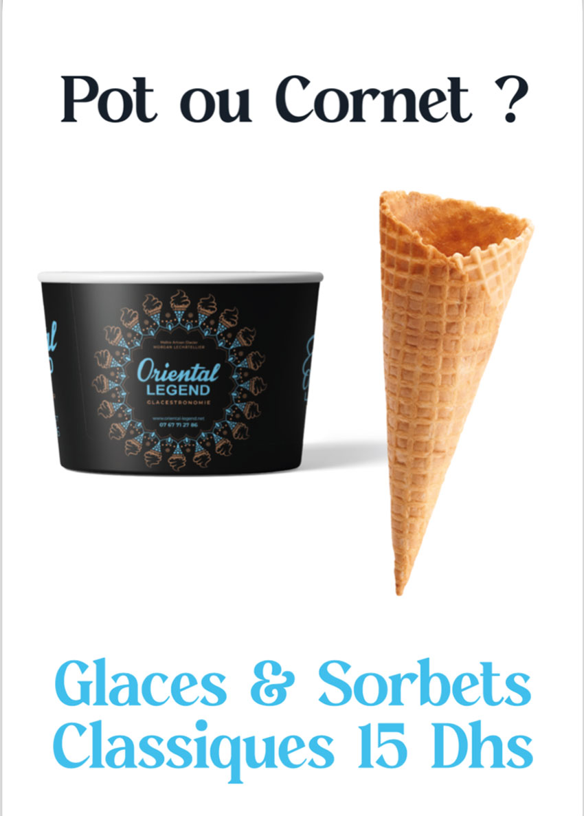 Glaces et sorbets Oriental Legend Marrakech