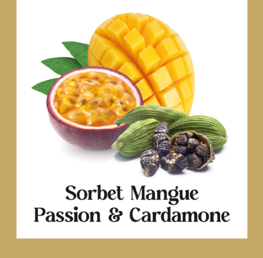 Glaces et sorbets signature Mangue Marrakech Oriental Legend