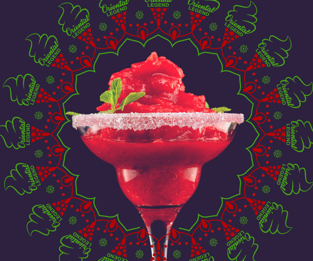 Daiquiri Framboise Glece Oriental Legend Marrakech