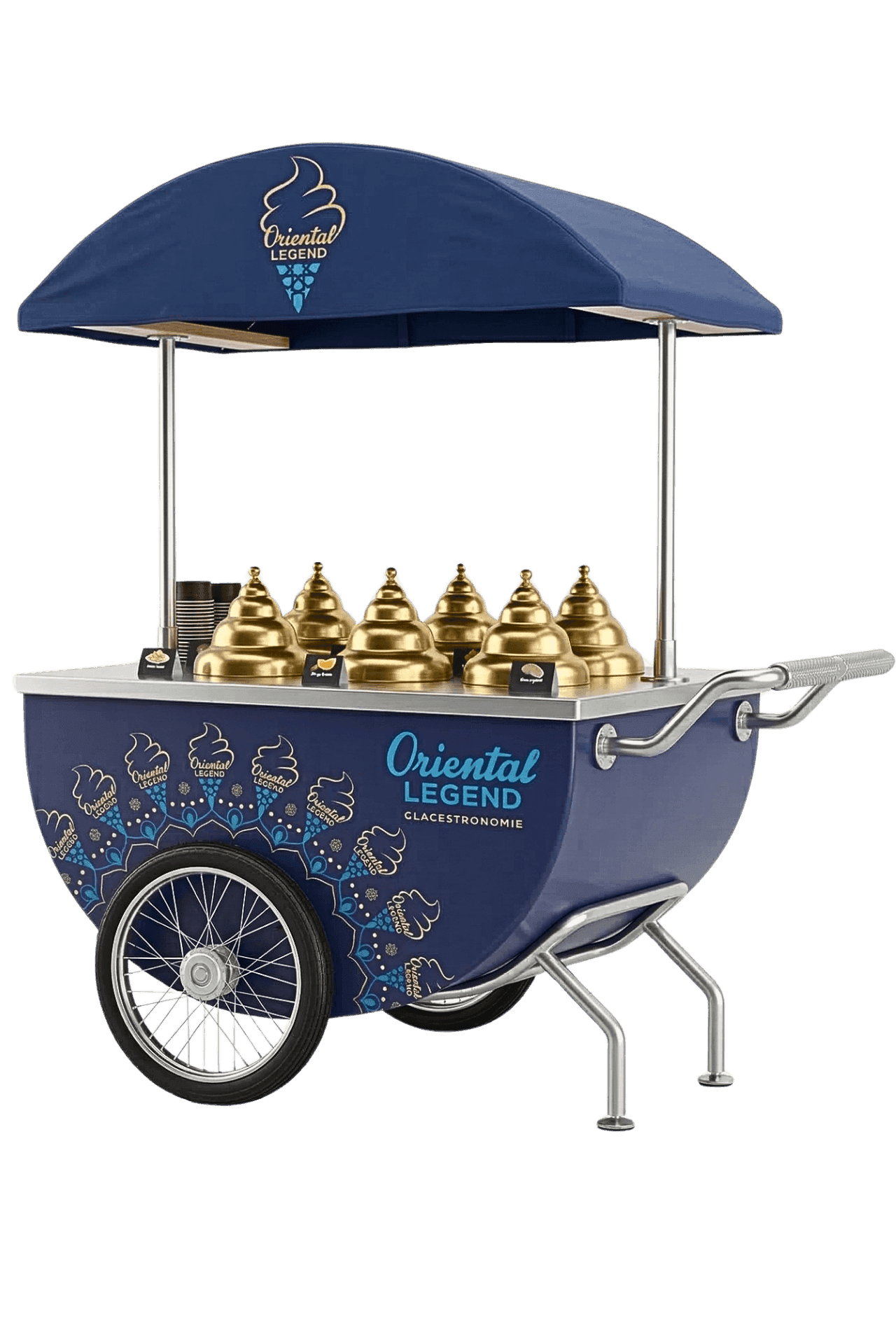 Chariot de glaces artisanales Oriental Legend